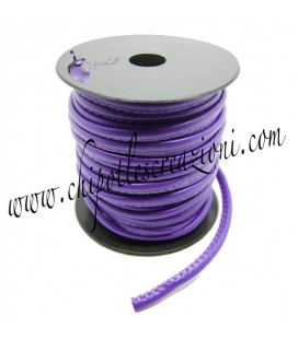 Cordoncino in Similpelle 4 mm vari colori (1 metro)