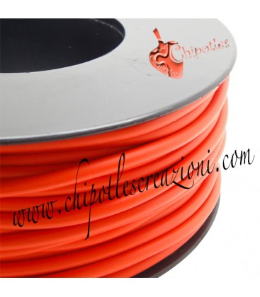 Cordoncino PVC Arancione 4 mm Forato