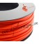 Cordoncino PVC Arancione 4 mm Forato (1 metro)