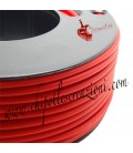 Cordoncino PVC Rosso 4 mm Forato (1 metro)