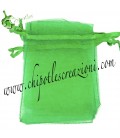 Sacchetto Organza 7x9 cm Verde