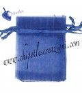 Sacchetto Organza 7x9 cm Blu Scuro