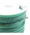 Fettuccia PVC 7 mm Verde Acqua Metallizzato (1 metro)