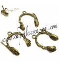 Ciondolo Cuffie 26x19 mm Bronzo Antico (20 pezzi)