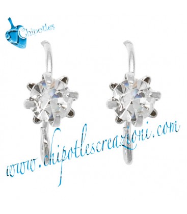 Monachelle con Strass Ottone colore Argento