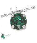 Ciondolo con Chaton SW SS39 Emerald