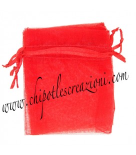 Sacchetto Organza Rosso 7x9 cm