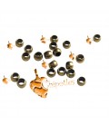 Schiaccini 2 mm Bronzo Antico (100 pezzi)