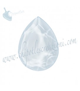 Goccia Sw 4320 18x13 mm Crystal Powder Blue