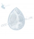 Goccia Sw 4320 18x13 mm Crystal Powder Blue