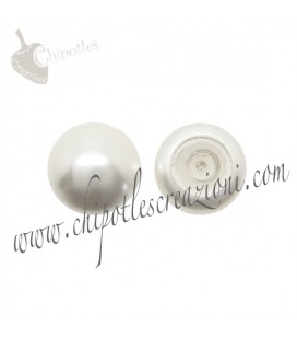 Cabochon Swarovski® 5817 8 mm Crystal White Pearl