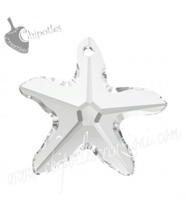 Ciondolo Stella Marina Starfish Swarovski® 6721 28 mm Crystal