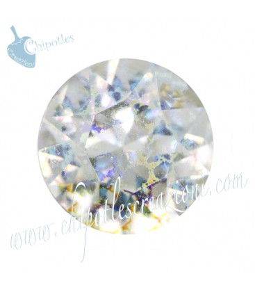 Chaton Swarovski® 1088 SS39 8 mm Crystal White Patina (6 pezzi)