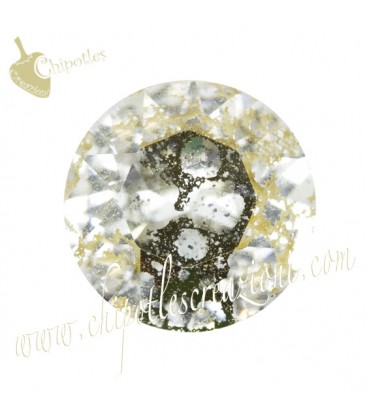 Chaton Swarovski® 1088 SS39 8 mm Crystal Gold Patina