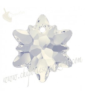 Ciondolo Edelweiss Swarovski® 6748 14 mm White Opal