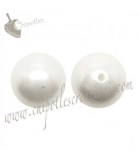 Perle Mezzo Foro Swarovski® 5818 8 mm Crystal White Pearl