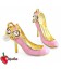 Ciondolo Scarpa con Strass e perlina 24x20 mm colore Rosa