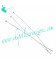 Spilli Chiodini con Testa a Pallina 50 mm Argento 925