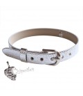 Bracciale Cinturino Ecopelle Argento