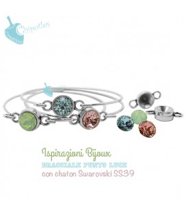 Kit Bracciale con Chaton 1088 SS39 (Esempio Bijoux)