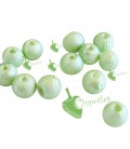 Perle Martellate 8 mm colore Verde