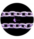Catena 14x10 mm Malva - Mauve Alluminio