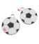 Ciondolo Pallone da Calcio  Smaltato 24x19 mm