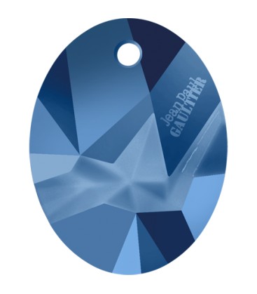 Ciondolo Kaputt Oval Swarovski® 6910 26 mm Crystal Metallic Blue