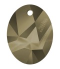 Ciondolo Kaputt Oval Sw 6910 26 mm Crystal Metallic Light Gold