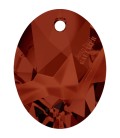 Ciondolo Kaputt Oval Sw 6910 26 mm Crystal Red Magma