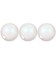 Perle Sw 5811 10 mm Crystal Pearlescent White Pearl (10 pezzi)