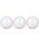 Perle Sw 5811 10 mm Crystal Pearlescent White Pearl (10 pezzi)