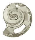 Ciondolo Sea Snail PF Swarovski® 6731 28 mm Crystal Silver Shade