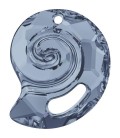 Ciondolo Sea Snail PF Swarovski® 6731 28 mm Crystal Blue Shade