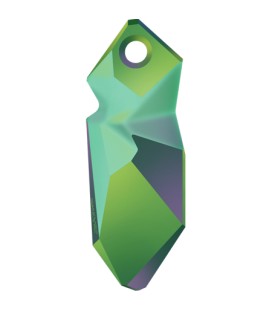 Ciondolo Kaputt Swarovski® 6912 28 mm Crystal Scarabaeus Green