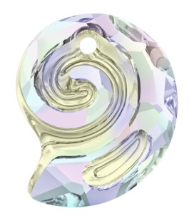 Ciondolo Sea Snail PF Swarovski® 6731 14 mm Crystal AB