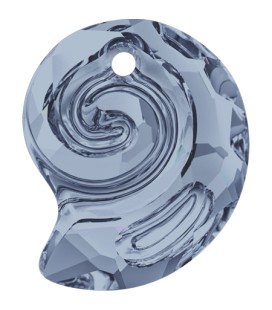 Ciondolo Sea Snail PF Swarovski® 6731 14 mm Crystal Blue Shade