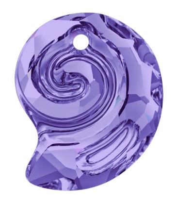 Ciondolo Sea Snail PF Swarovski® 6731 14 mm Tanzanite