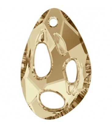 Ciondolo Radioralian Swarovski® 6730 34x22 mm Crystal Golden Shadow