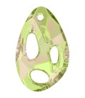 Ciondolo Radioralian Swarovski® 6730 34x22 mm Crystal Luminous Green