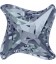 Twister Swarovski® 4485 17 mm Crystal Blue Shade