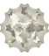 Jelly Fish Swarovski® 4195 14 mm Crystal Silver Shade