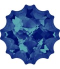 Jelly Fish Swarovski® 4195 14 mm Crystal Bermuda Blue