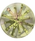 Sw1695 14 mm Sea Urchin Crystal Luminous Green