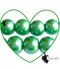 Perle 12 mm Vetro Cerato colore Verde