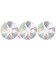 Flat Backs No Hotfix Sw Xilion Rose 2058 SS16 3,90 mm Crystal AB (36 pezzi)