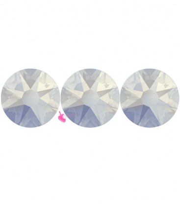 Flat Backs No Hotfix Swarovski® Xilion Rose 2058 SS16 3,90 mm White Opal (36 pezzi)