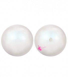 Perle Mezzo Foro Swarovski® 5818 8 mm Crystal Pearlescent White Pearl (10 pezzi)