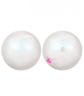 Perle Mezzo Foro Sw 5818 8 mm Crystal Pearlescent White Pearl (10 pezzi)