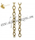 Catena Zigrinata Nido d'Ape 13x9 mm Alluminio Bronzo
